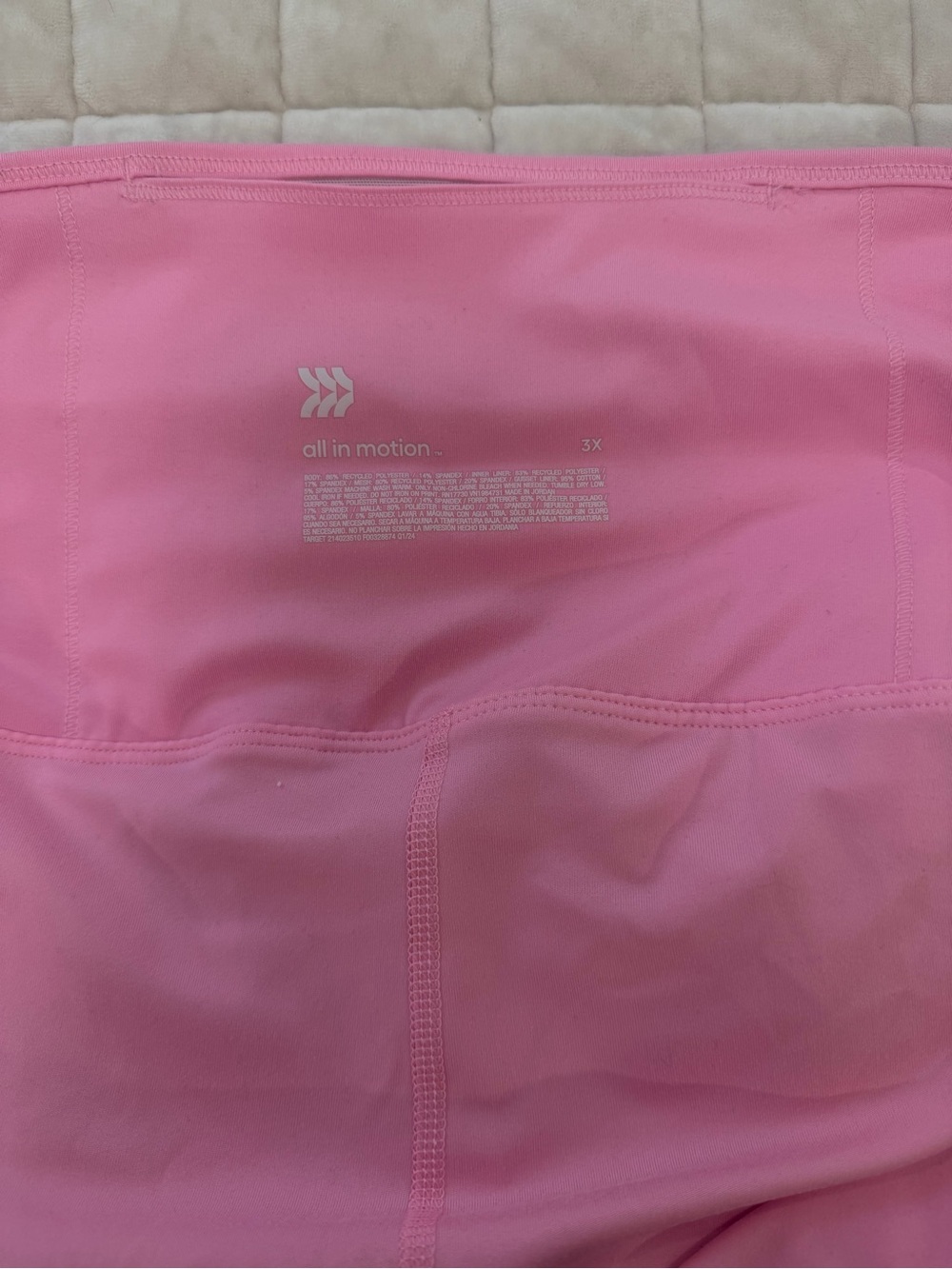 all in motion Pink Pleated Skater Mini Skirt - Picture 5 of 5